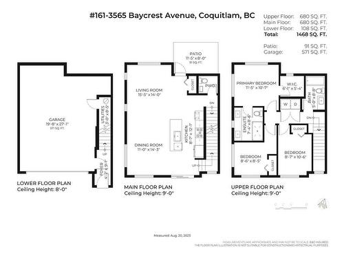 161 3565 Baycrest Avenue, Coquitlam, BC 