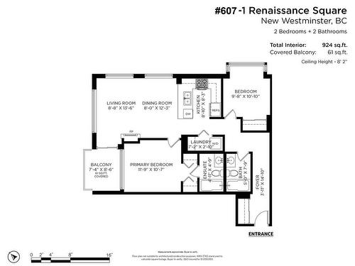 607 1 Renaissance Square, New Westminster, BC 