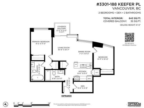 3301 188 Keefer Place, Vancouver, BC 