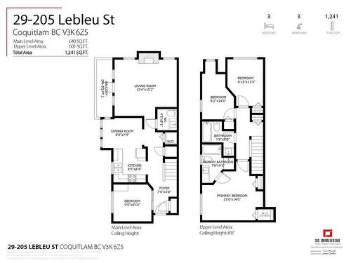 29 205 Lebleu Street, Coquitlam, BC 