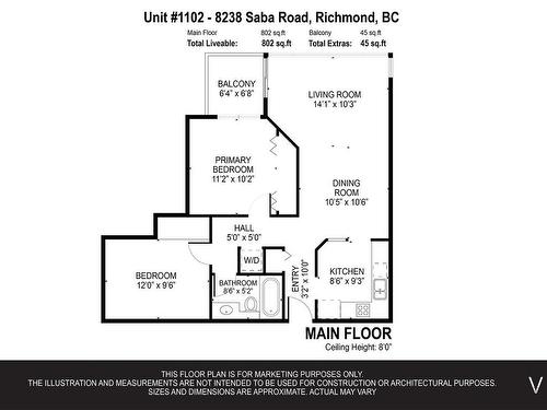 1102 8238 Saba Road, Richmond, BC 