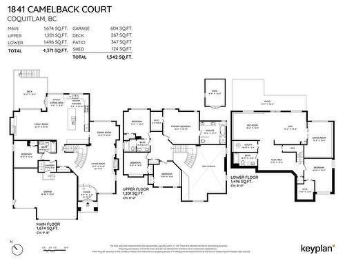 1841 Camelback Court, Coquitlam, BC 