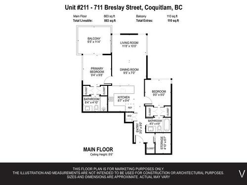 211 711 Breslay Street, Coquitlam, BC 