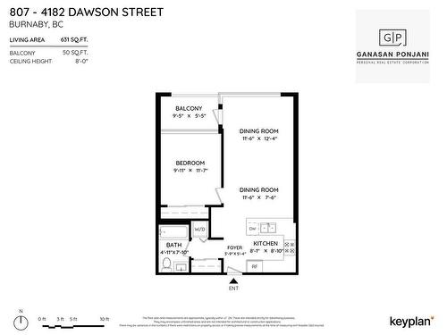 807 4182 Dawson Street, Burnaby, BC 