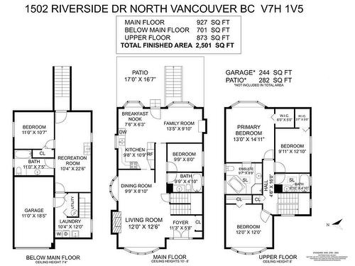 1502 Riverside Drive, North Vancouver, BC 