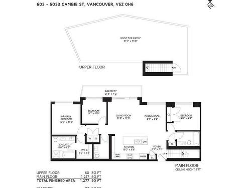 603 5033 Cambie Street, Vancouver, BC 