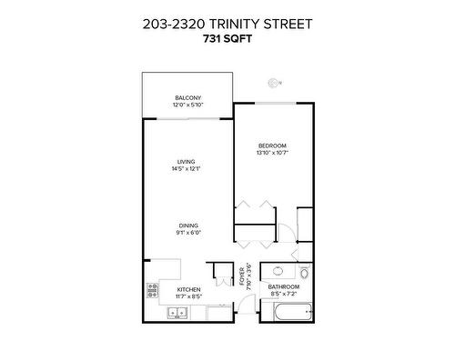 203 2320 Trinity Street, Vancouver, BC 