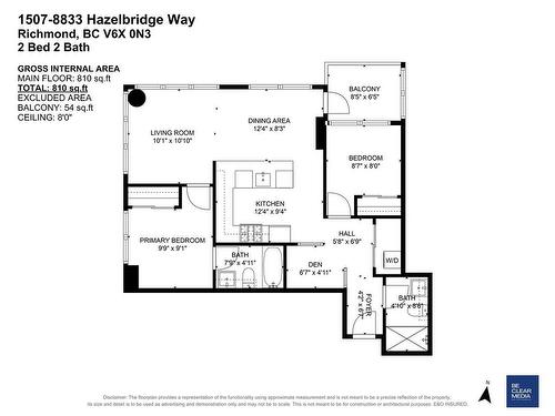 1507 8833 Hazelbridge Way, Richmond, BC 