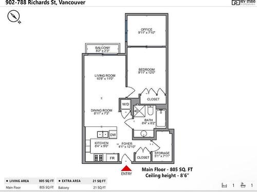 902 788 Richards Street, Vancouver, BC 