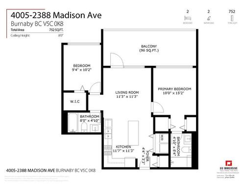 4005 2388 Madison Avenue, Burnaby, BC 