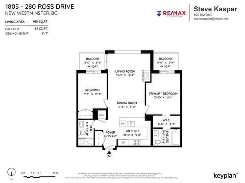 1805 280 Ross Drive, New Westminster, BC 