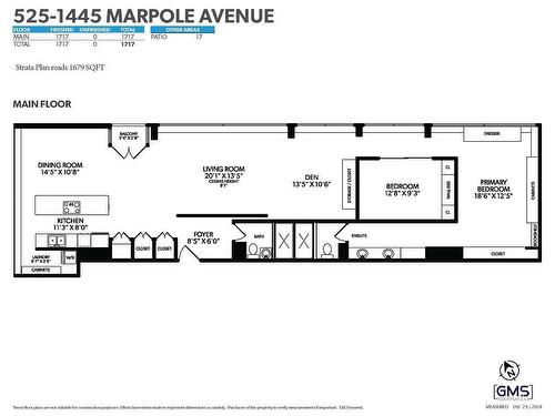 525 1445 Marpole Avenue, Vancouver, BC 