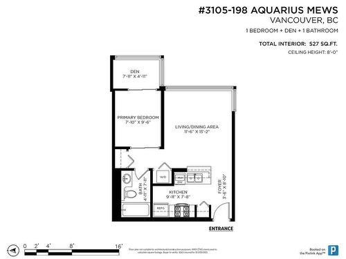 3105 198 Aquarius Mews, Vancouver, BC 