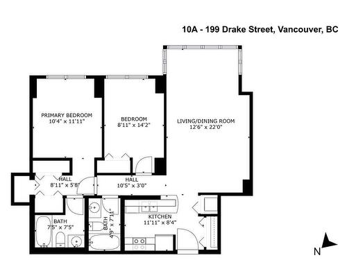 10A 199 Drake Street, Vancouver, BC 