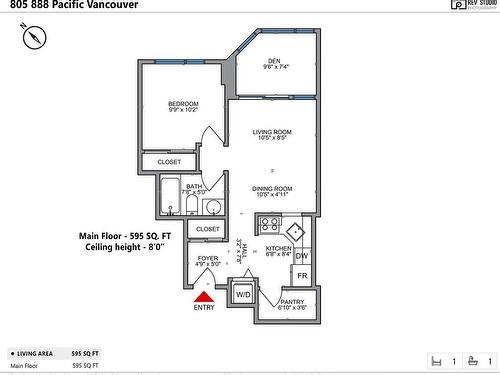 805 888 Pacific Street, Vancouver, BC 