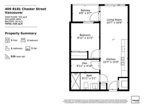 409 8181 Chester Street, Vancouver, BC 