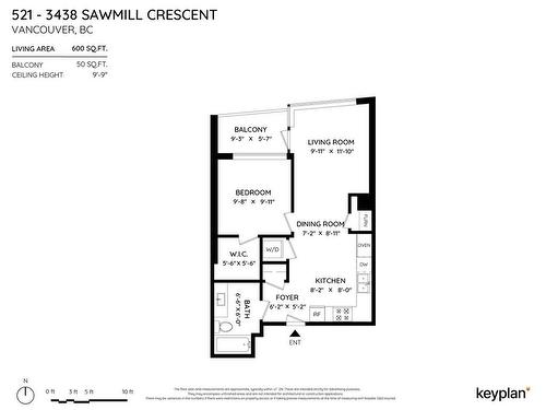 521 3438 Sawmill Crescent, Vancouver, BC 