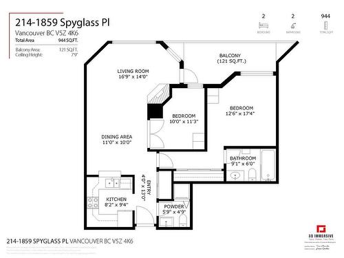 214 1859 Spyglass Place, Vancouver, BC 