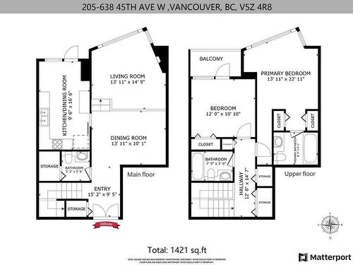 205 638 W 45Th Avenue, Vancouver, BC 