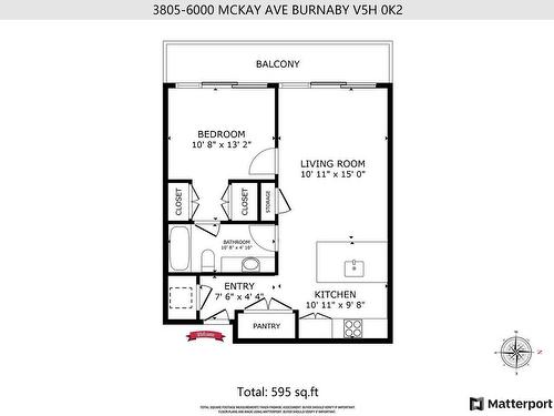 3805 6000 Mckay Avenue, Burnaby, BC 