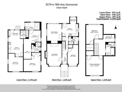 3579 W 18Th Avenue, Vancouver, BC 