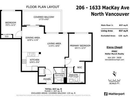 206 1633 Mackay Avenue, North Vancouver, BC 