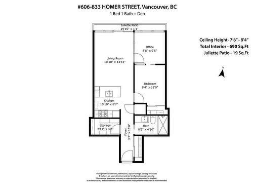 606 833 Homer Street, Vancouver, BC 