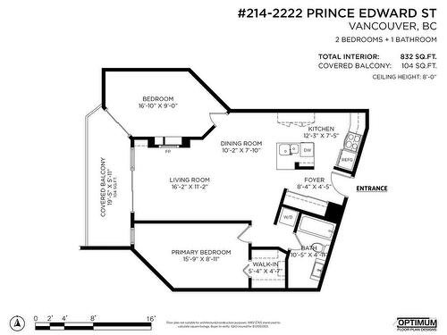 214 2222 Prince Edward Street, Vancouver, BC 