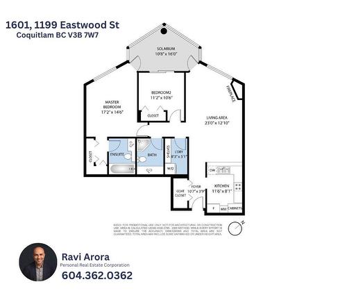 1601 1199 Eastwood Street, Coquitlam, BC 