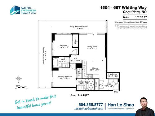 1504 657 Whiting Way, Coquitlam, BC 