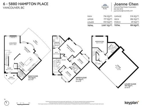 6 5880 Hampton Place, Vancouver, BC 