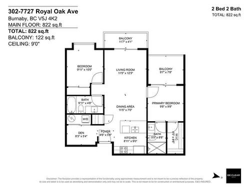 302 7727 Royal Oak Avenue, Burnaby, BC 