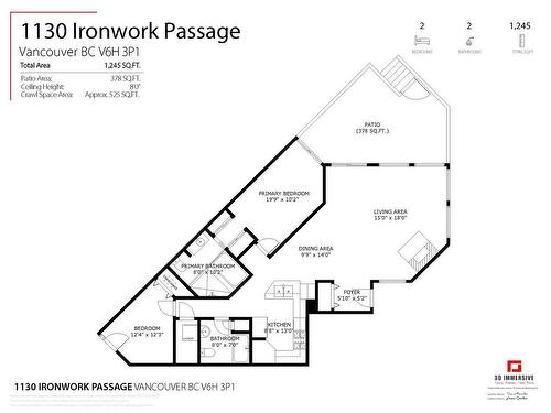 1130 Ironwork Passage, Vancouver, BC 