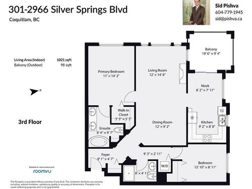 301 2966 Silver Springs Boulevard, Coquitlam, BC 