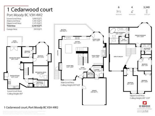 1 Cedarwood Court, Port Moody, BC 