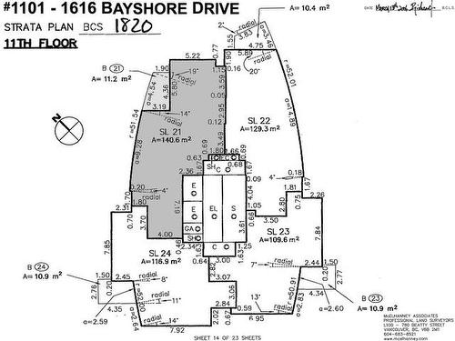 1101 1616 Bayshore Drive, Vancouver, BC 