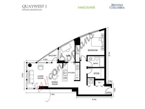 1101 1033 Marinaside Crescent, Vancouver, BC 