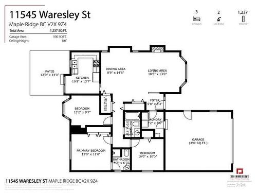 11545 Waresley Street, Maple Ridge, BC 