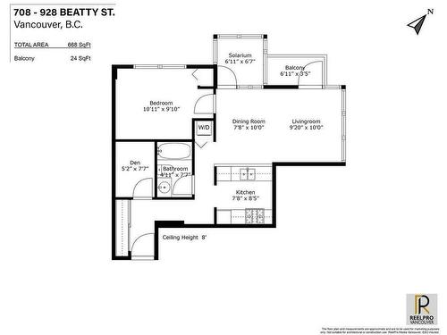 708 928 Beatty Street, Vancouver, BC 