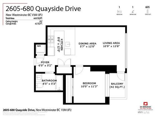 2605 680 Quayside Drive, New Westminster, BC 