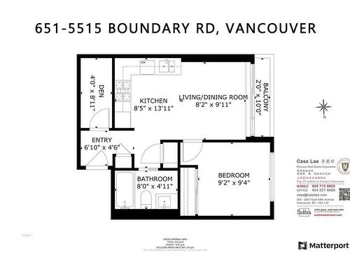 651 5515 Boundary Road, Vancouver, BC 