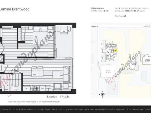 1308 2288 Alpha Avenue, Burnaby, BC 