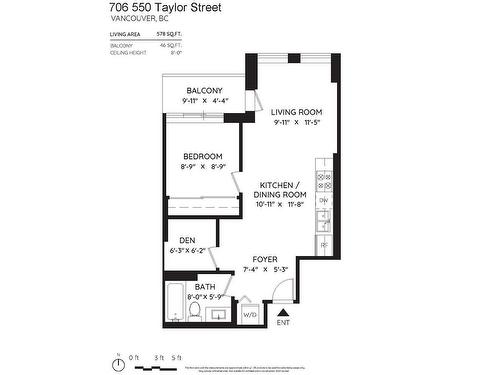 706 550 Taylor Street, Vancouver, BC 