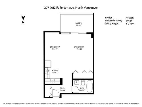 207 2012 Fullerton Avenue, North Vancouver, BC 