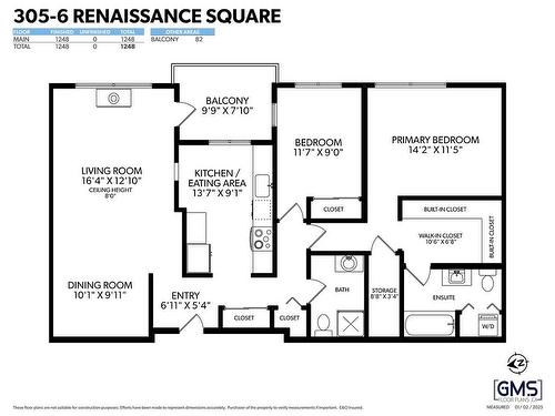 305 6 Renaissance Square, New Westminster, BC 