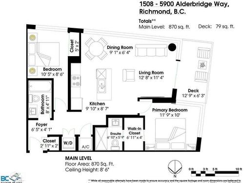 1508 5900 Alderbridge Way, Richmond, BC 