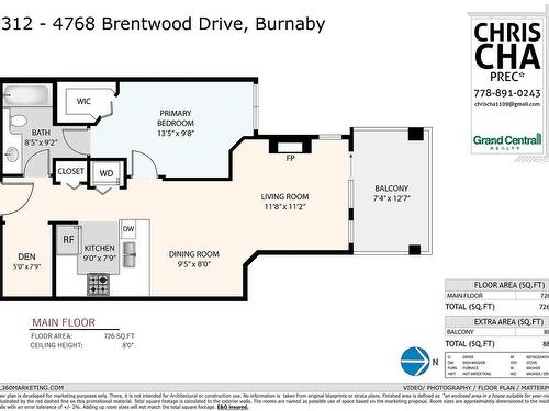 312 4768 Brentwood Drive, Burnaby, BC 