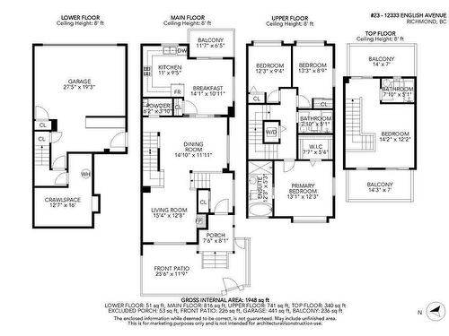 23 12333 English Avenue, Richmond, BC 