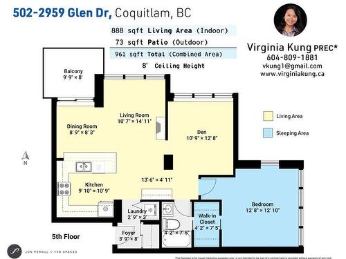 502 2959 Glen Drive, Coquitlam, BC 