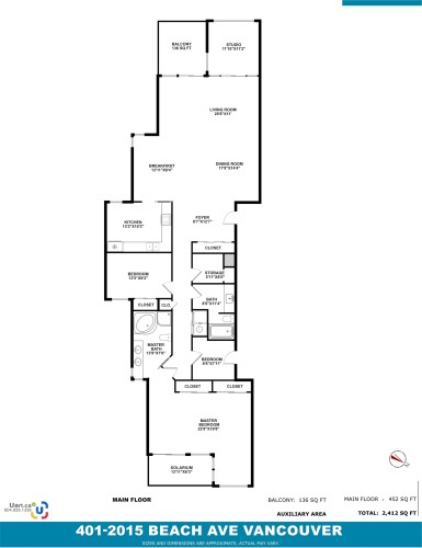 401-2015 Beach Avenue, Vancouver, BC 